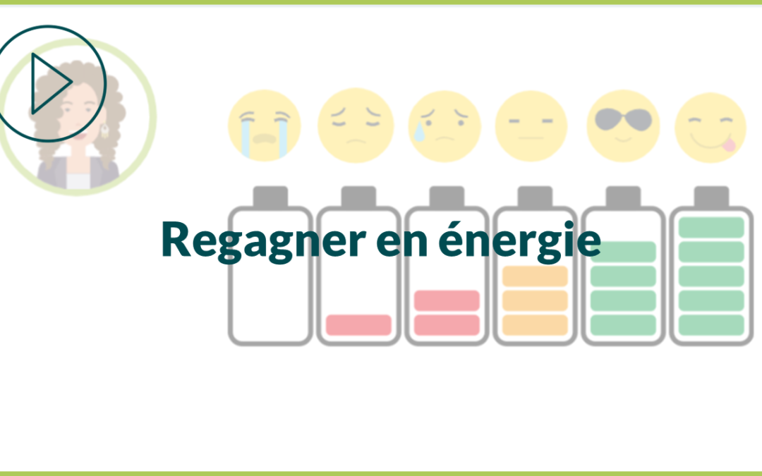 Atelier thématique « Regagner en énergie » le 13 mai 2024 de 14h à 16h, animé par Anne-Louise Burgaud